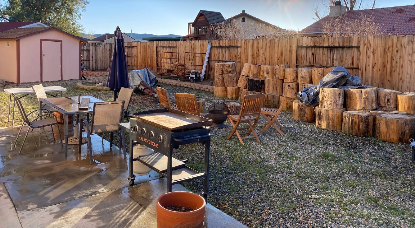 WeMow760 backyard cleanup